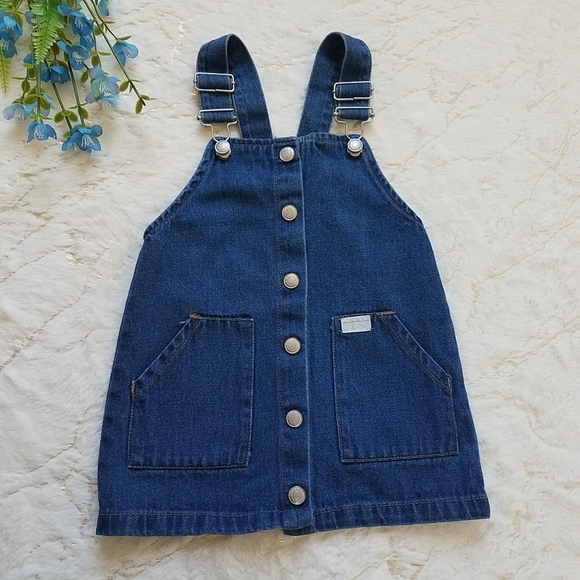 7 For All Mankind Overall Denim Dress - Picture 1 of 7